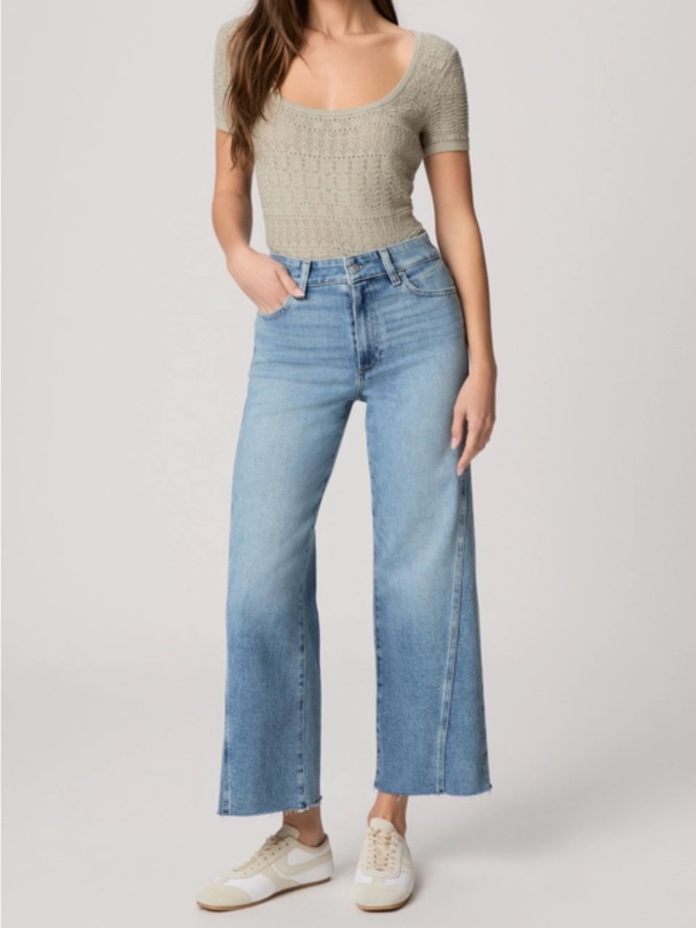 PAIGE Aneesa Twisted Outseam ANKLE Jean Size 29